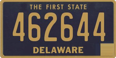 DE license plate 462644
