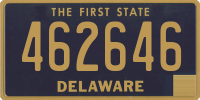 DE license plate 462646
