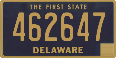 DE license plate 462647