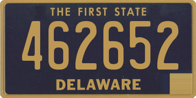DE license plate 462652