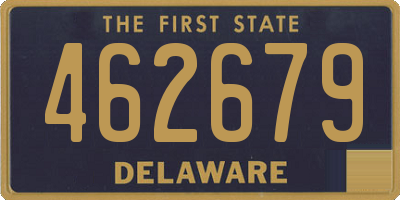 DE license plate 462679