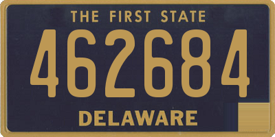 DE license plate 462684