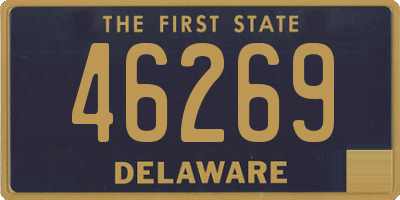 DE license plate 46269