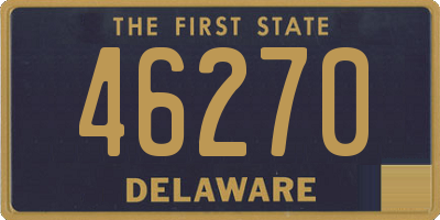 DE license plate 46270