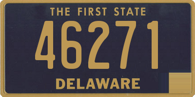 DE license plate 46271