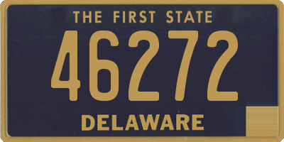 DE license plate 46272