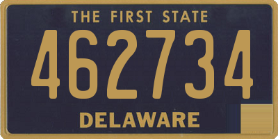 DE license plate 462734