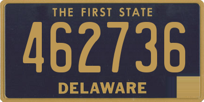 DE license plate 462736