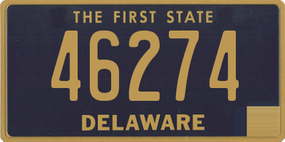 DE license plate 46274