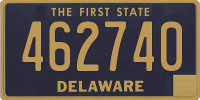 DE license plate 462740
