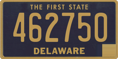 DE license plate 462750