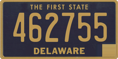 DE license plate 462755