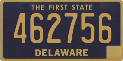 DE license plate 462756