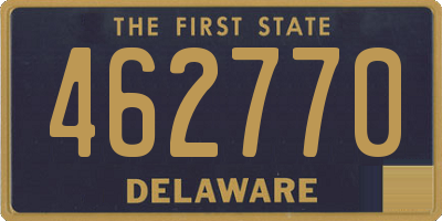 DE license plate 462770