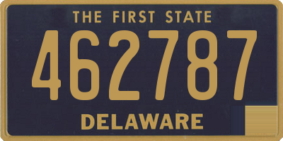 DE license plate 462787