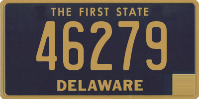 DE license plate 46279