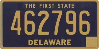 DE license plate 462796