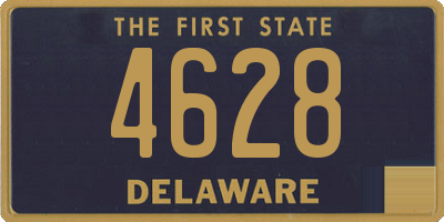 DE license plate 4628