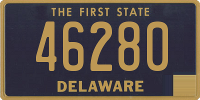 DE license plate 46280