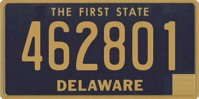 DE license plate 462801