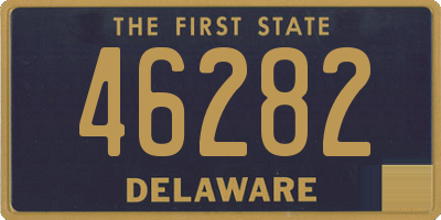 DE license plate 46282