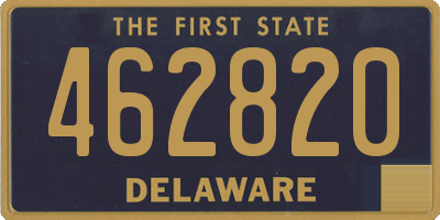 DE license plate 462820