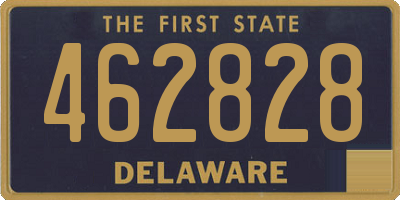 DE license plate 462828