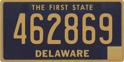 DE license plate 462869