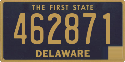 DE license plate 462871