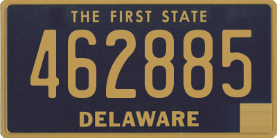 DE license plate 462885