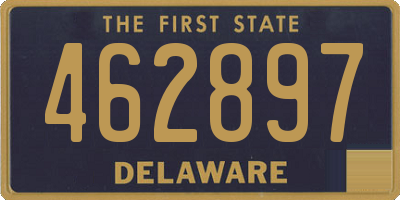 DE license plate 462897