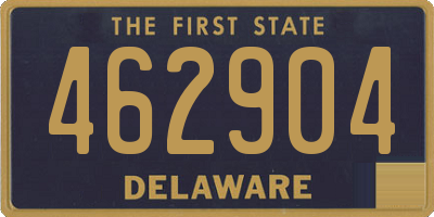 DE license plate 462904