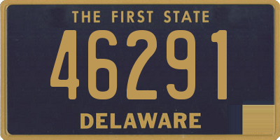 DE license plate 46291
