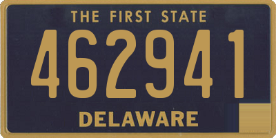 DE license plate 462941