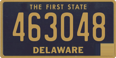 DE license plate 463048