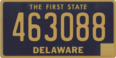DE license plate 463088