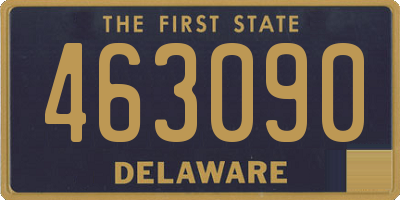 DE license plate 463090