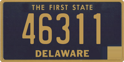 DE license plate 46311