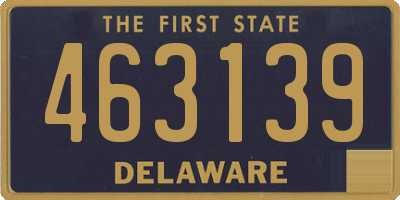 DE license plate 463139