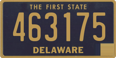 DE license plate 463175