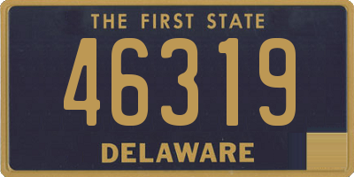 DE license plate 46319