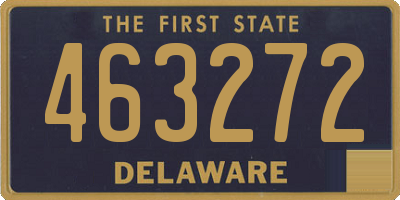 DE license plate 463272