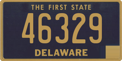 DE license plate 46329