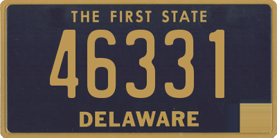 DE license plate 46331