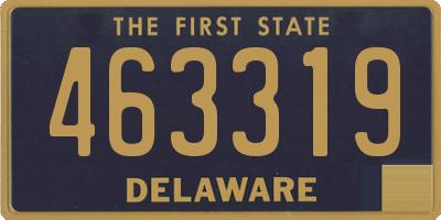 DE license plate 463319