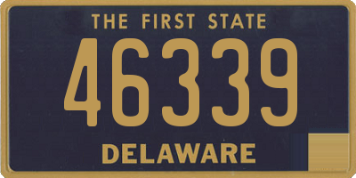 DE license plate 46339