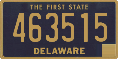 DE license plate 463515