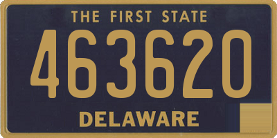 DE license plate 463620