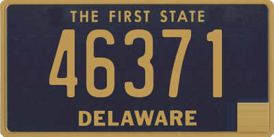 DE license plate 46371