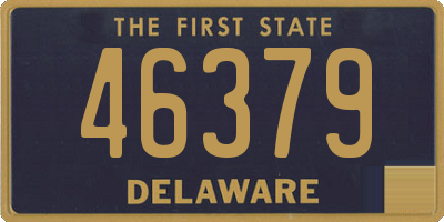 DE license plate 46379